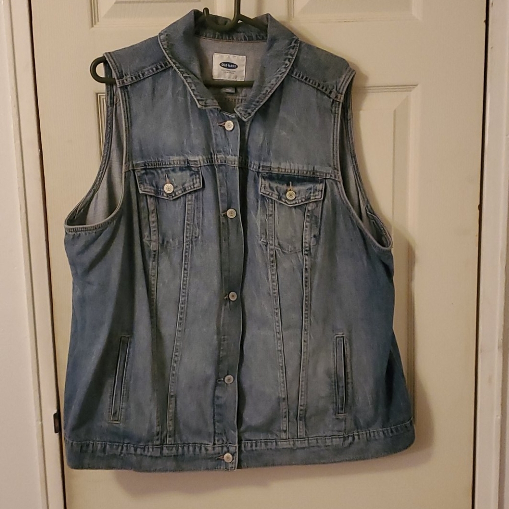 Woman Jean Vest